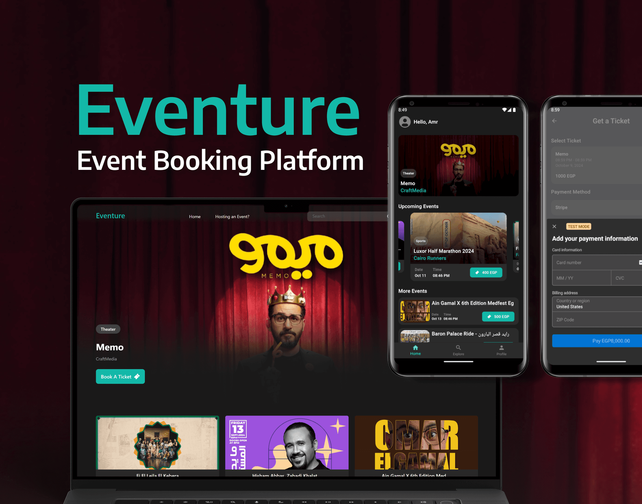 Eventure -  Events Platform